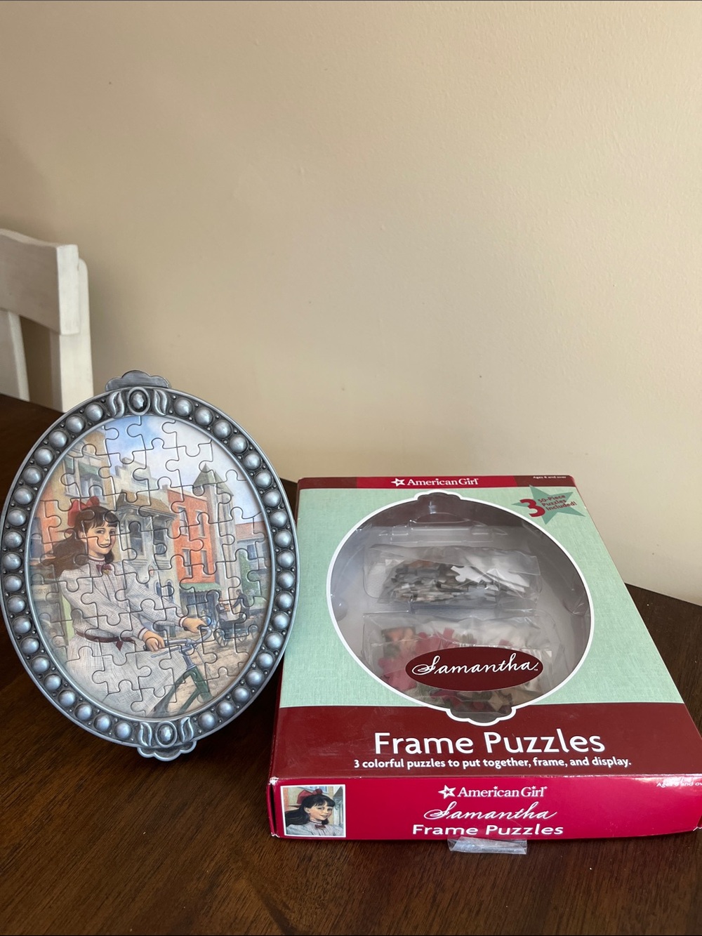 American Girl Samantha Framed 3  Puzzle Set